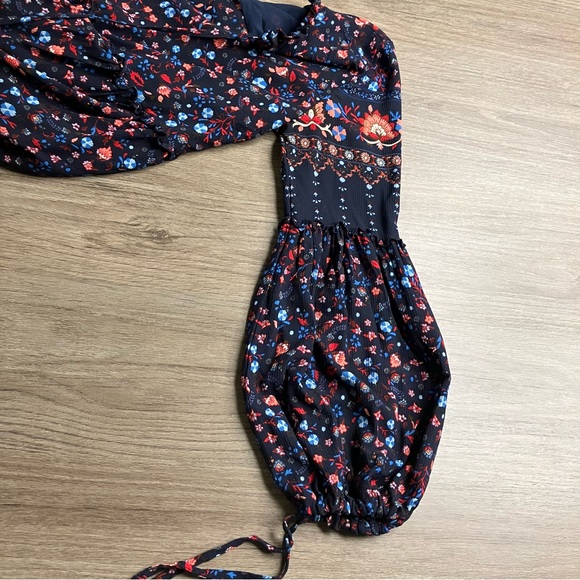 Glamorous Sugar, Sugar Navy Blue Disty Pint Swing Dress - Picture 5 of 12